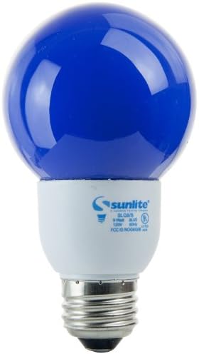 Sunlite SLG9/G21/B G21 Globe 9 Wattos Energiatakarékos kompakt fénycsövek Villanykörte Közepes Alap Kék