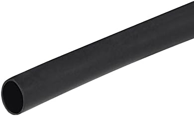 uxcell Hő Zsugorodó Cső 3:1-Kábel Hüvely Wrap 3 mm(1/8 hüvelykes) Dia 5.5 mm-es, Lapos 20ft Fekete