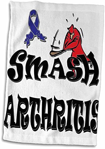 3dRose Szőke Minták Smash Az Oka - Smash Arthritis - Törölköző (twl-195931-3)