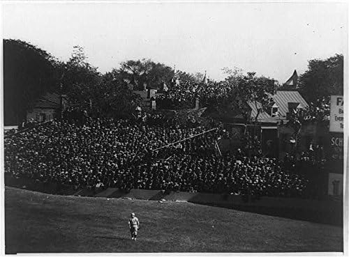 HistoricalFindings Fotó: Baseball Játék,Régi Griffith Stadion,Néző,Játékos,Mező,Washington DC,1909