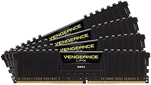 Corsair Vengeance LPX 64 gb-os (4x16GB) DDR4 3000 (PC4-24000) C16 1.35 V Asztali memória - fekete PC memória CMK64GX4M4D3000C16