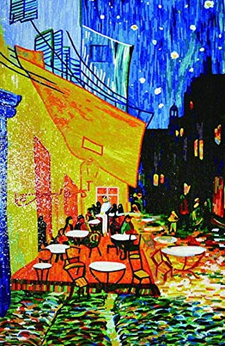 Van Gogh Szabadtéri Kávézóban Mozaik | Remekmű Mozaikok Art | Mozaik, Freskó Által Mozaikok Labor | Kézzel készített Üveg