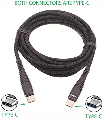 10ft PD-Kábel Típusa-C-USB-C Töltő Kábel elektromos Vezetéket Sync Kompatibilis Motorola Moto G Játszani (2021) - Moto G