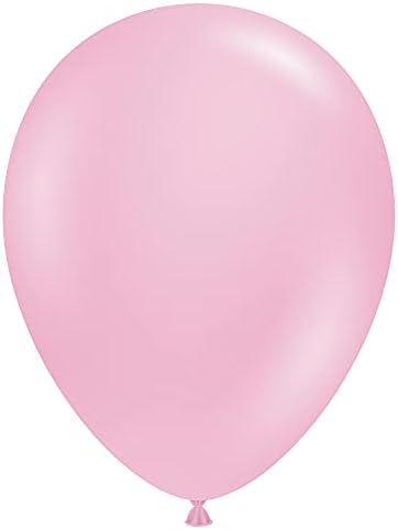 TUFTEX 10006 Rózsaszín Latex Party Lufi, 11, Rózsaszín, Csomag 100