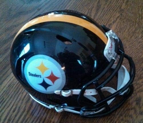 Antonio Brown autogramot mini sisak Pittsburgh Steelers Aláírt SZÖVETSÉG - Dedikált NFL Mini Sisak