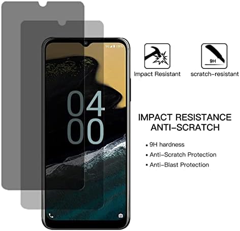 AISELAN Nokia G400 5G Anti-Spy Edzett Üveg, [2 Db] 9H Keménység Anti-Semmiből Anti-Kukkoló Privacy Screen Protector Proteceive