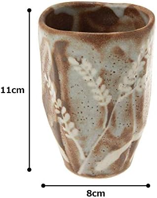 Kemence Ingyenes Kupa Akashino 34508303 Fű, Virág (3.1 x 4.3 hüvelyk (8 x 11 cm), 10.1 fl oz (300 ml), Japánban Készült
