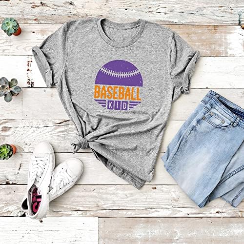 Baseball Gyerek Póló Sport Póló Gameday Póló, Baseball Szerető Ajándék Baseball Játékos, Póló, Baseball Rajongó Ajándék