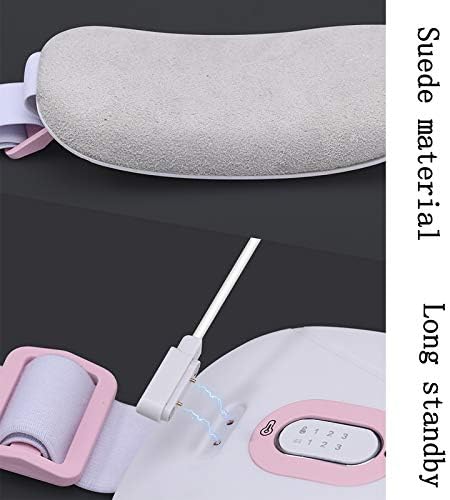 GUANGMING - Elektromos melegítő párna Hordozható, Állítható Hőmérséklet Meleg derékszíj USB Menstruációs Fűtés Pad hálózati
