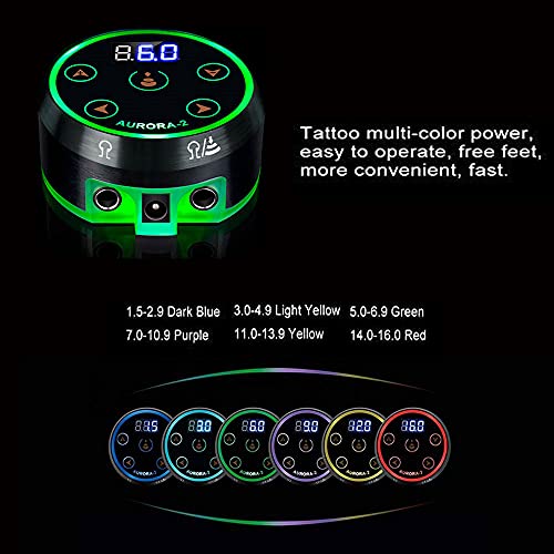 Digitális Tetoválás Tápegység, MBClub Szakmai Dual Touch Képernyő Tetováló Gép Toll Tápegység Illik Minden Tetováló Gép Toll