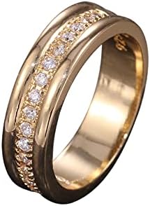WYBAXZ Vad Ékszerek Pár Hercegnő csiszolt Gyémánt Meghatározott Gyűrű Divat Luxus Nők Eljegyzés, Esküvő Ékszer 14 Darab Gyűrű