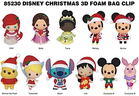 Disney Christmas - 3D-s Hab Táska Klip a Vak Táska