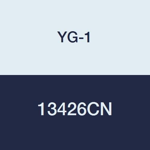 YG-1 13426CN HSSCo8 Végén Malom, 4 Fuvola, Rendszeres, Hosszú, Dupla, Center Vágás -, Ón -, fejezd be, 6-3/8 Hosszú, 1