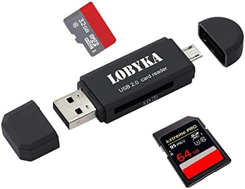 Lobyka SD/Micro SD Kártya Olvasó/Micro OTG/USB 2.0 Multi-Funkciós Kártya Író/Olvasó PC & Laptop & Okos Telefonok & Tabletta