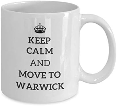 Nyugodj Meg, Majd Mozgassa Warwick Tea Csésze Utazó Munkatársa, Barátja, Ajándék Rhode Island-I Utazási Bögre Jelen