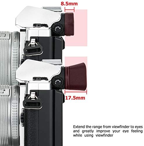 Puha Szilikon Kamera Keresőjének Szemkagyló Szemlencse Eyeshade az Olympus OM rendszerű OM-5 OM-D E-M10 Mark IV III II &