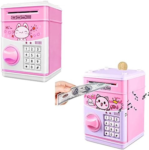 Elektronikus Piggy Bank a Gyerekek, Pénz, Bank, a Jelszó Helyes ATM Piggy Bank Érme Lehet, Auto Scroll Papír Pénz Megtakarítás