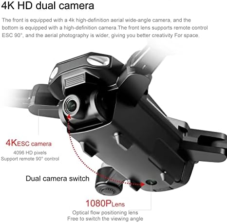 4k HD Dual Kamera 1080p Brushless Motor WiFi GPS Drón Ár Akkumulátor FPV 5g Kép Átviteli Intelligens Vissza Átviteli Mini