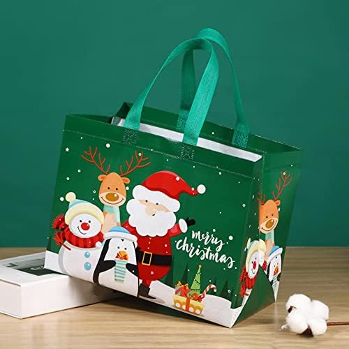 NEARTIME Karácsonyi ajándékcsomagot fogantyúval BagMultifunctional Karácsonyi Táskák Ajándékok Csomagolására Shopping Party